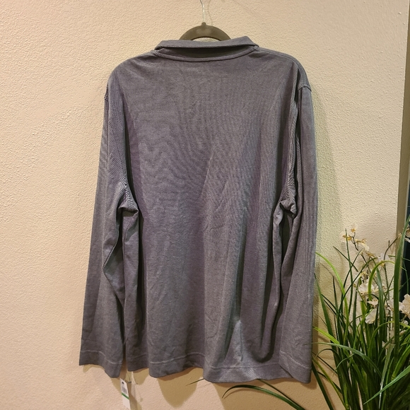 Van Heusen Longsleeve Gray Top Size Large - Picture 2 of 5
